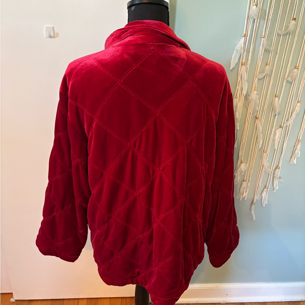 Vintage Suzanne Somers Velvet coat - Picture 3 of 8